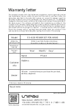 Preview for 28 page of unipad ES-4100 Manual