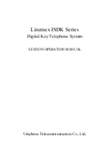 Uniphone Linemex ISDK Series Operation Manual preview