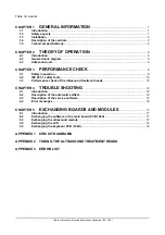 Preview for 2 page of uniphy PHYACTION 190 Service Information