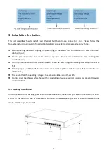 Предварительный просмотр 4 страницы Unipoe P6-S08GL User Manual