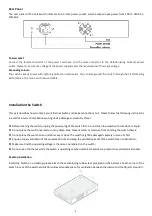 Preview for 4 page of Unipoe PM3010GSNL User Manual