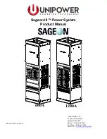 Preview for 1 page of Unipower Sageon III Product Manual