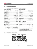 Preview for 7 page of Unipower TPCMQ48 SERIES Operating Manual