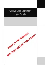 Unipro UniGo One User Manual preview