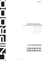 UNIPRODO CON.PAS12-01 User Manual preview