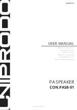 Preview for 1 page of UNIPRODO CON.PAS8-01 User Manual