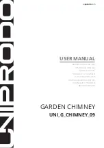 UNIPRODO GARDEN CHIMNEY User Manual предпросмотр