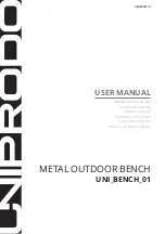 UNIPRODO UNI BENCH 01 User Manual предпросмотр