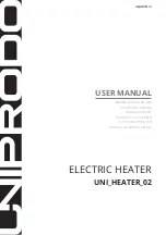 Preview for 1 page of UNIPRODO UNI HEATER 02 User Manual