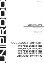 UNIPRODO UNI POOL LADDER 1320 User Manual preview