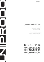 UNIPRODO UNI-SUNBED-10 User Manual preview