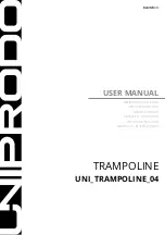 UNIPRODO UNI TRAMPOLINE 04 User Manual preview