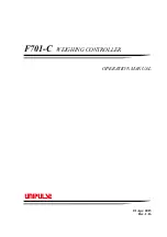 Unipulse F701-C Operation Manual preview