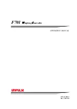 Unipulse F701+ Operation Manual предпросмотр