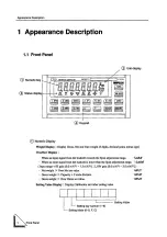 Preview for 6 page of Unipulse F701 Operation Manual