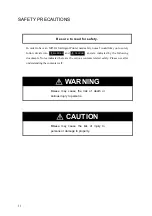 Preview for 3 page of Unipulse M252A Operation Manual