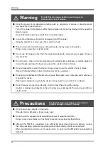 Preview for 3 page of Unipulse TM400 Operation Manual