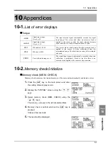 Preview for 58 page of Unipulse TM400 Operation Manual