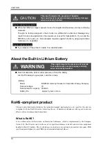 Preview for 5 page of Unipulse TM500 Operation Manual