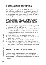 Preview for 14 page of UNIPUMP TURBI-M2 Installation And Operation Manual