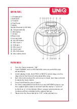 Предварительный просмотр 2 страницы Uniq Surround UNIQkaraoke User Manual