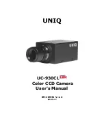 Предварительный просмотр 1 страницы Uniq Camera Link UC-930CL User Manual