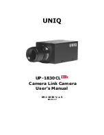 Uniq Camera Link UP-1830CL User Manual preview