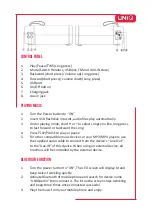 Предварительный просмотр 2 страницы Uniq UNIQberlin User Manual