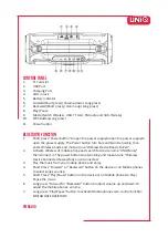 Предварительный просмотр 2 страницы Uniq UNIQfunky User Manual