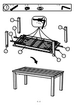 Preview for 4 page of Unique Furniture Nors Table 709-157-1020 Assembly Instruction