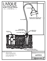 Preview for 2 page of Unique Lightscaping Jupiter 3' lead 12v Assembly/Installation Instructions