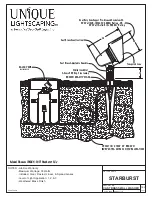 Предварительный просмотр 2 страницы Unique Lightscaping Starburst 91025-147 Assembly/Installation Instructions