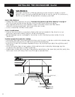 Preview for 8 page of Unique CLASSIC RETRO UGP-24CR DW T Installation Manual