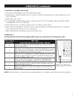 Preview for 11 page of Unique Classic UGP-175L UR W Owner'S Manual