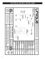 Предварительный просмотр 12 страницы Unique Classic UGP-230L Owner'S Manual