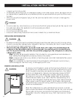 Предварительный просмотр 12 страницы Unique Classic UGP-510L W AC Owner'S Manual