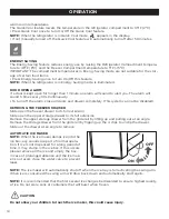 Предварительный просмотр 18 страницы Unique Classic UGP-510L W AC Owner'S Manual