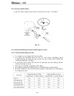 Preview for 54 page of Unique CU Series Service Manual And Spare Parts List