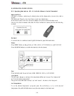 Preview for 71 page of Unique CU Series Service Manual And Spare Parts List