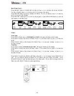 Preview for 72 page of Unique CU Series Service Manual And Spare Parts List