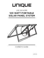 Preview for 1 page of Unique UGP-120WSPB Owner'S Manual