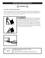 Preview for 12 page of Unique UGP-20V EC S/S Owner'S Manual