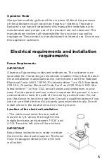 Preview for 5 page of Unique UGP-30RH PL1 Owner'S Manual