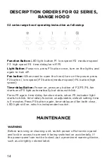 Preview for 14 page of Unique UGP-30RH PL1 Owner'S Manual