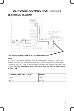 Предварительный просмотр 9 страницы Unique UGP-50L1 Owner'S Manual