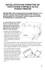 Preview for 3 page of Unique UGP-60L1 Owner'S Manual