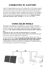 Preview for 13 page of Unique UGP-60L1 Owner'S Manual