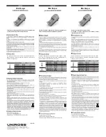 UNIROSS MINI CHARGER Manual предпросмотр