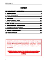 Preview for 4 page of UNIS A-399 Operation Manual