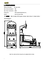 Preview for 5 page of UNIS BARREL OF LAUGHS Operation Manual